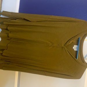 Aerie long sleeve mustard Henley